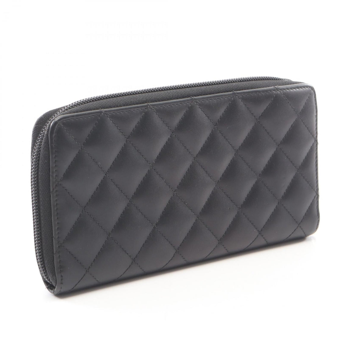 CHANEL Black Cambon line leather�Patent leather 2101220103842