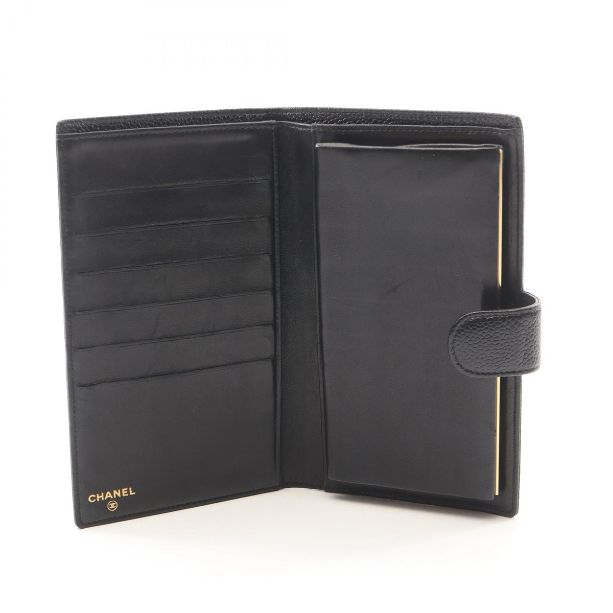 CHANEL Black COCO Mark Grained Calfskin leather 2101220101411