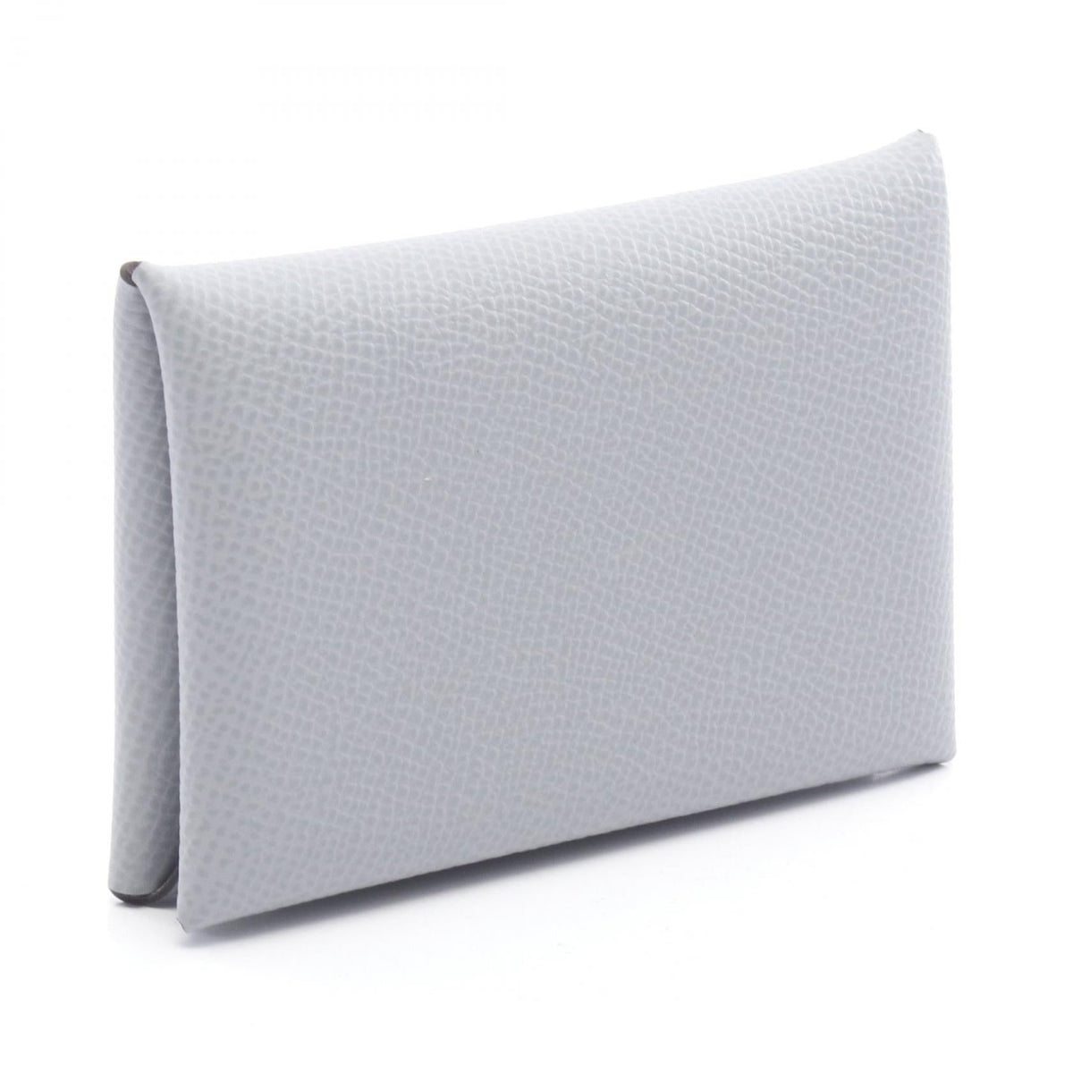 HERMES Calvi Gripanthan coin purse Gray Epsom leather 2104102532310