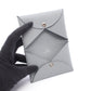 HERMES Calvi Gripanthan coin purse Gray Epsom leather 2104102532310
