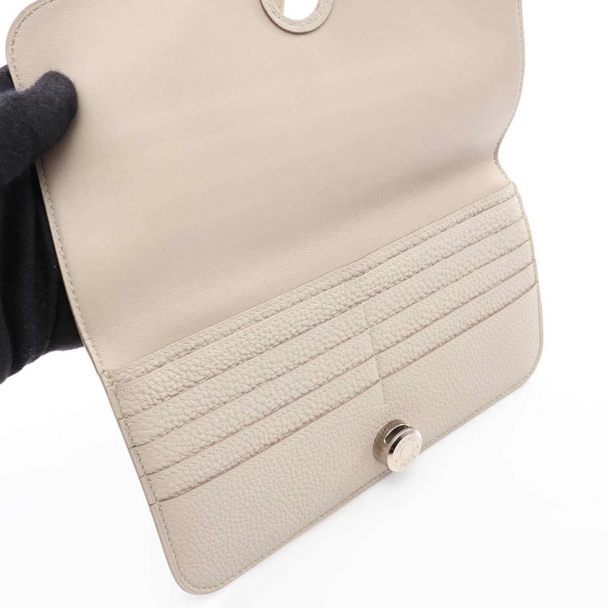 HERMES Dogon Long Beton BifoldpurseBeton Beton Beige Togo leather leather 2100301253346