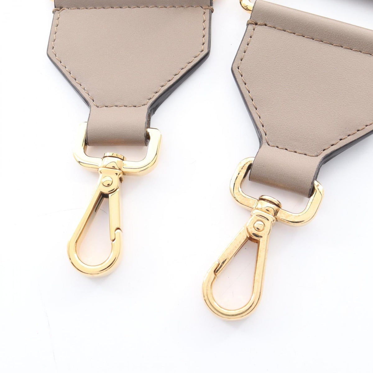 FENDI Strap You Logo Shoulder strap White/Beige/Multicolor canvas�leather 2107601173367