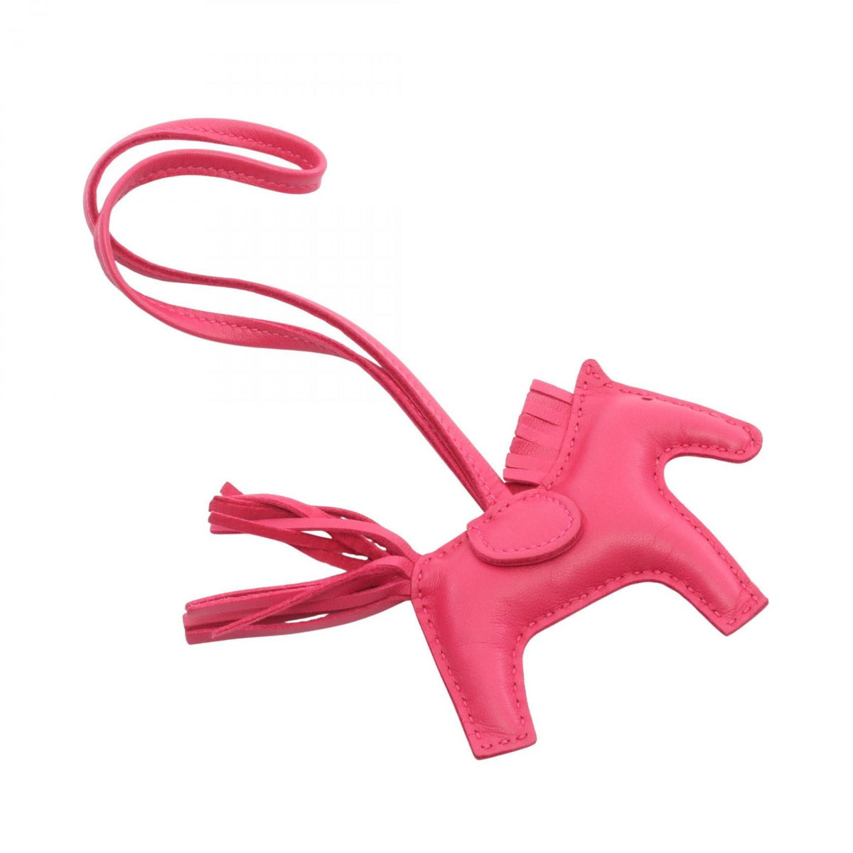 HERMES Rodeo PM Rose Mexico charm Red Agneau milo Other Agneau milo 2101220083083