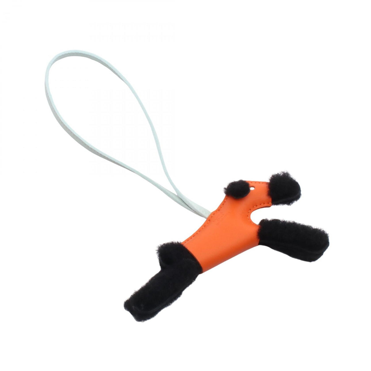 HERMES Buddy Charm Feu Vert Peppermint charmOrange Orange Orange/Green/Black Agneau milo Mouton Agneau milo 2118300093962