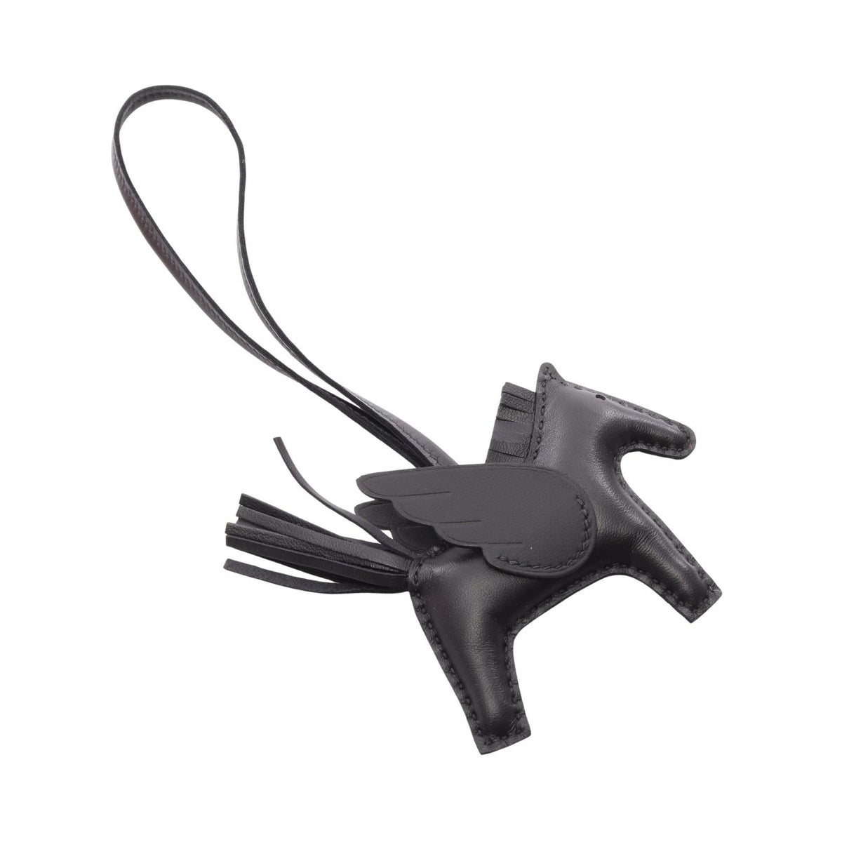 HERMES Rodeo Pegasus PM Thor Black charm Black Agneau milo Other Agneau milo / Swift leather 2107601172414