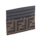 FENDI Zucca Card Case Brown/Black canvas leather 7M0164ALWKF0L3T 2101220066369