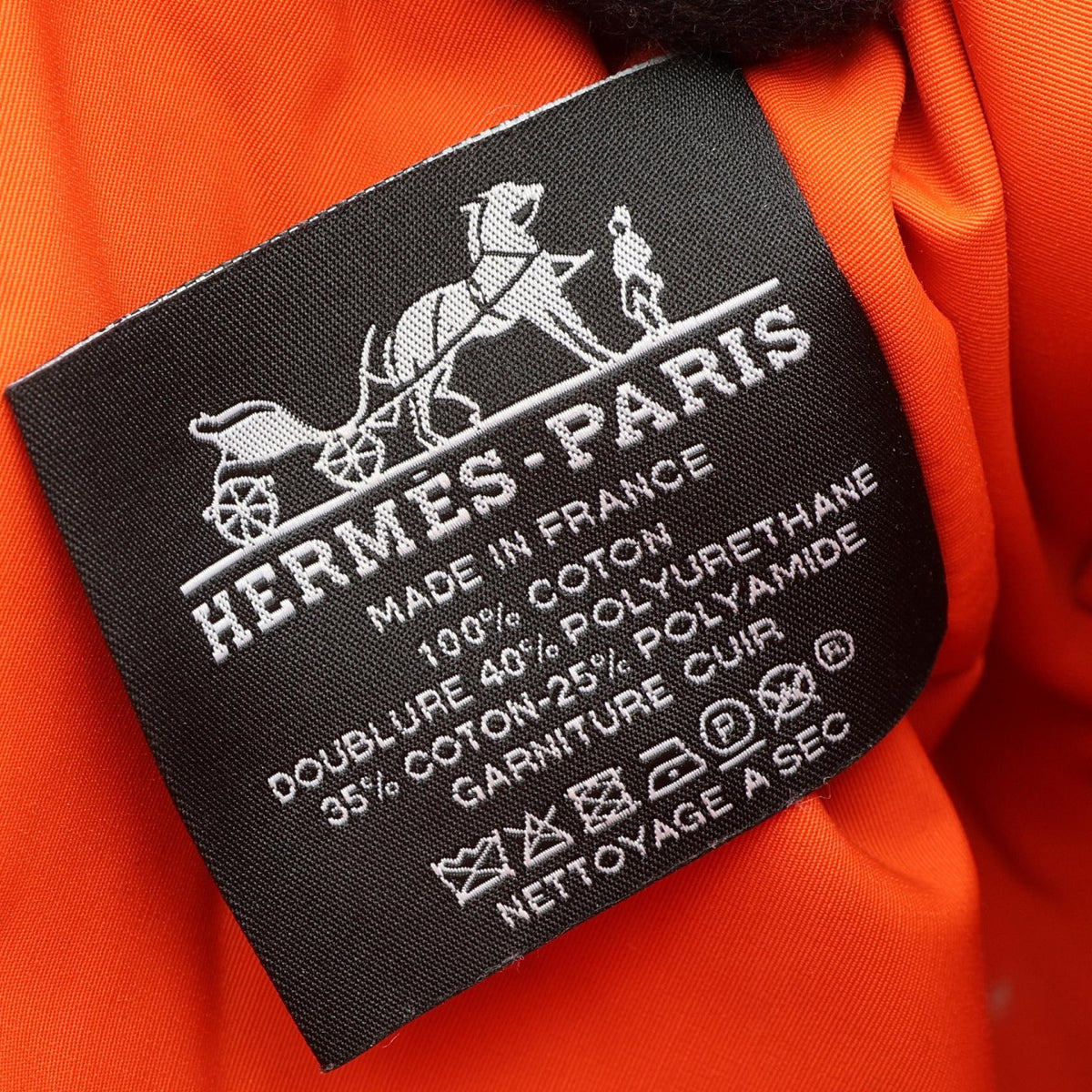 HERMES Bolide pouch MM Pouch Black canvas leather 2120900132392