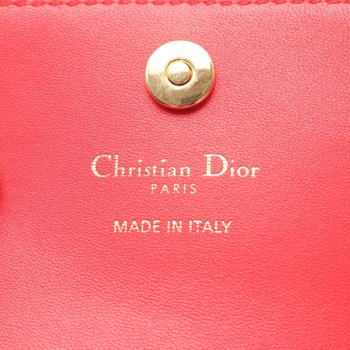 Dior Dior Caro Glycine Heart Cannage coin purse Red leather S4206UJNH_M70R 2101220055028