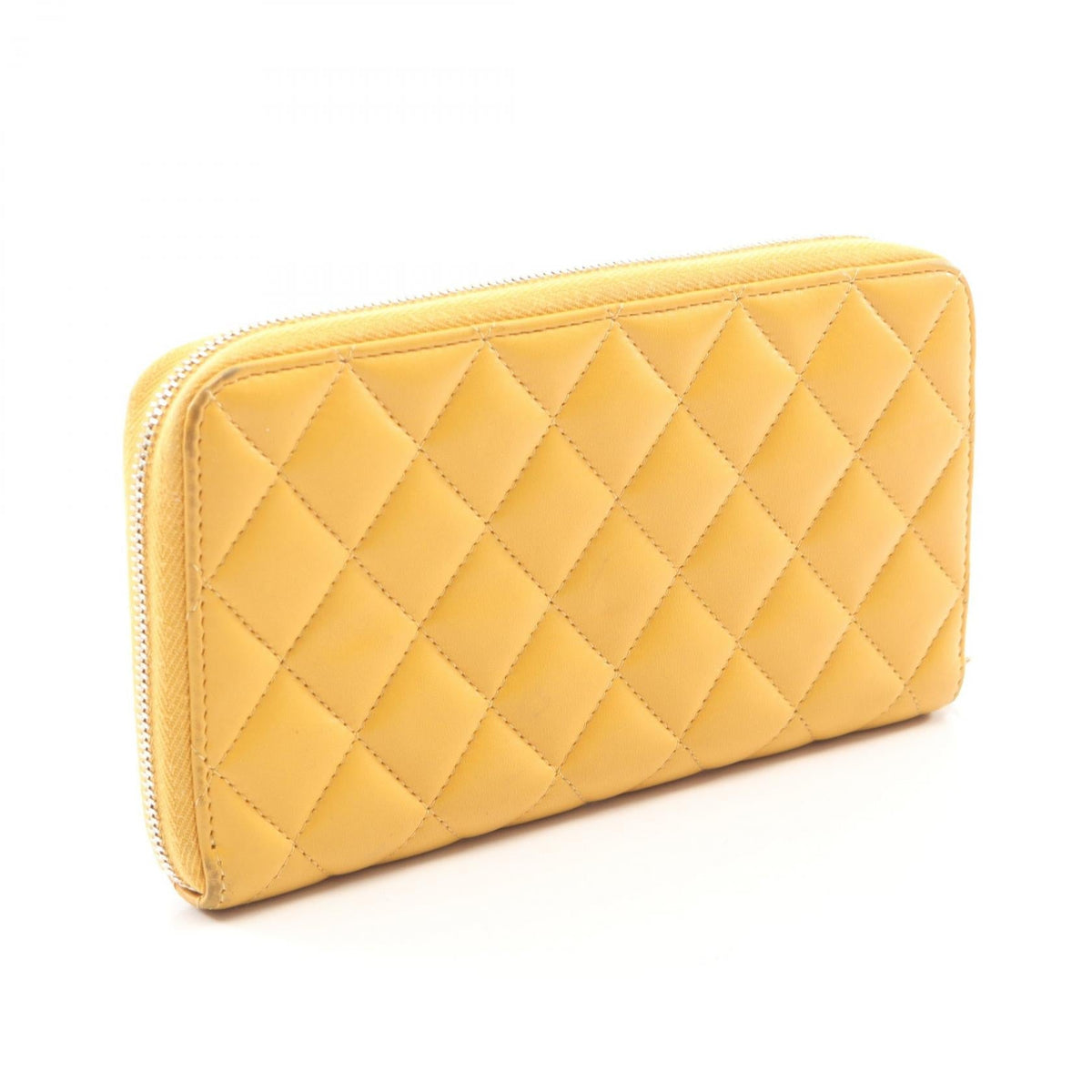 CHANEL Yellow Matelasse Lambskin (sheep leather) 2120100034854