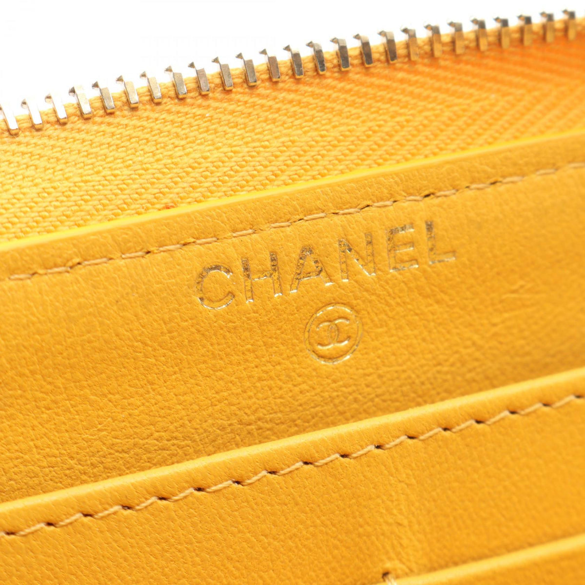 CHANEL Yellow Matelasse Lambskin (sheep leather) 2120100034854