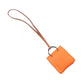 HERMES Sac Orange Feu Gold charmOrange Orange Orange/Brown Agneau milo leather Agneau milo 2104102524827