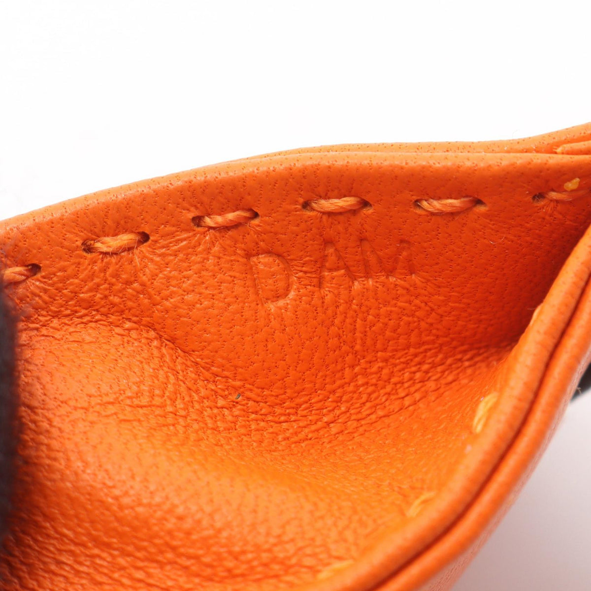 HERMES Sac Orange Feu Gold charmOrange Orange Orange/Brown Agneau milo leather Agneau milo 2104102524827