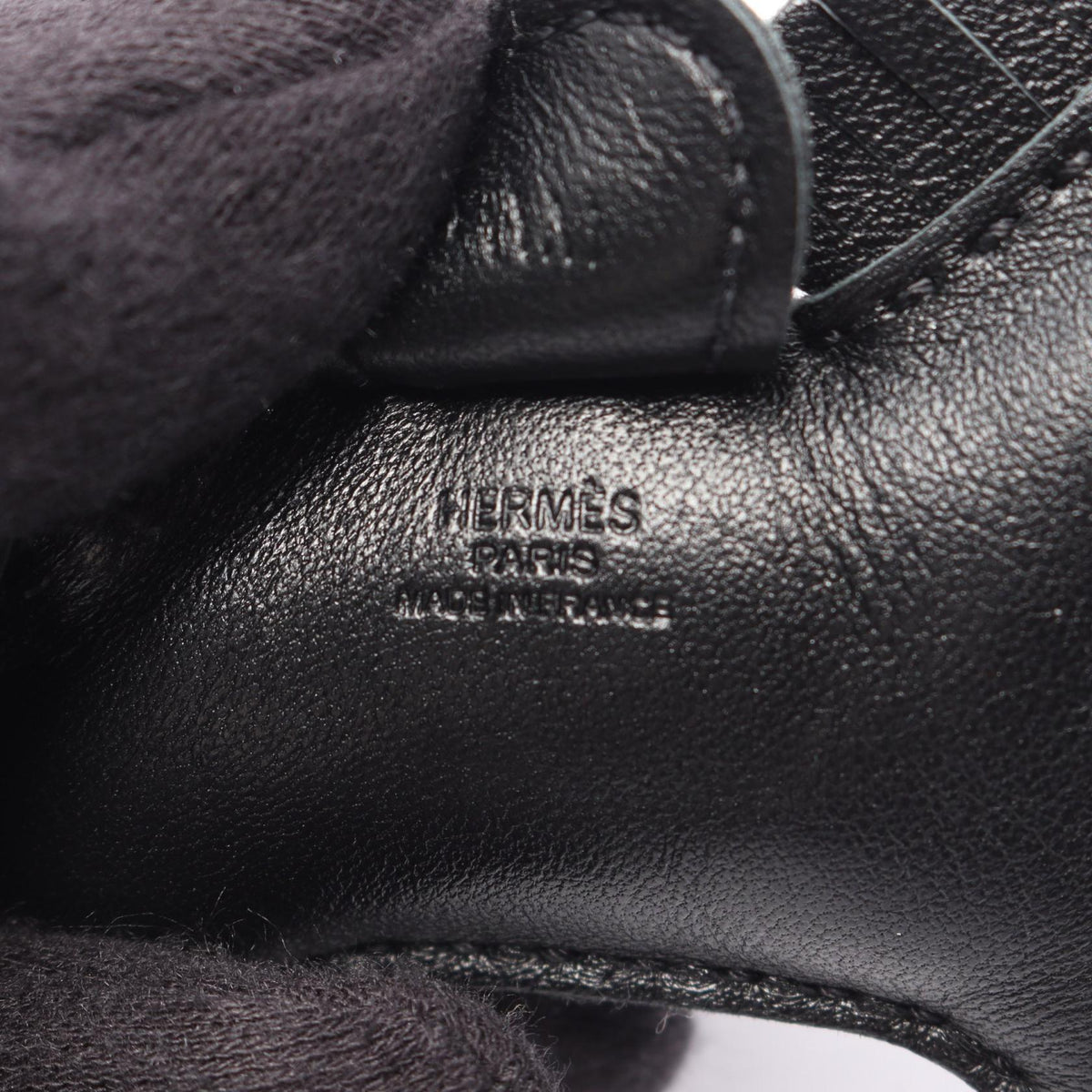 HERMES Rodeo PM So Black charm Black Agneau milo Other Agneau milo 2101220031961