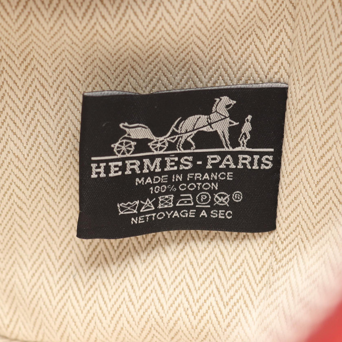 HERMES Bride a Brac PM H Pavilion Rouge H Handbag Brown/Multicolor canvas 2104102455343