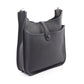HERMES Evelyne 3 Troyes PM Shoulder Bag Black Taurillon Clemence Other Taurillon Clemence 2107601113813