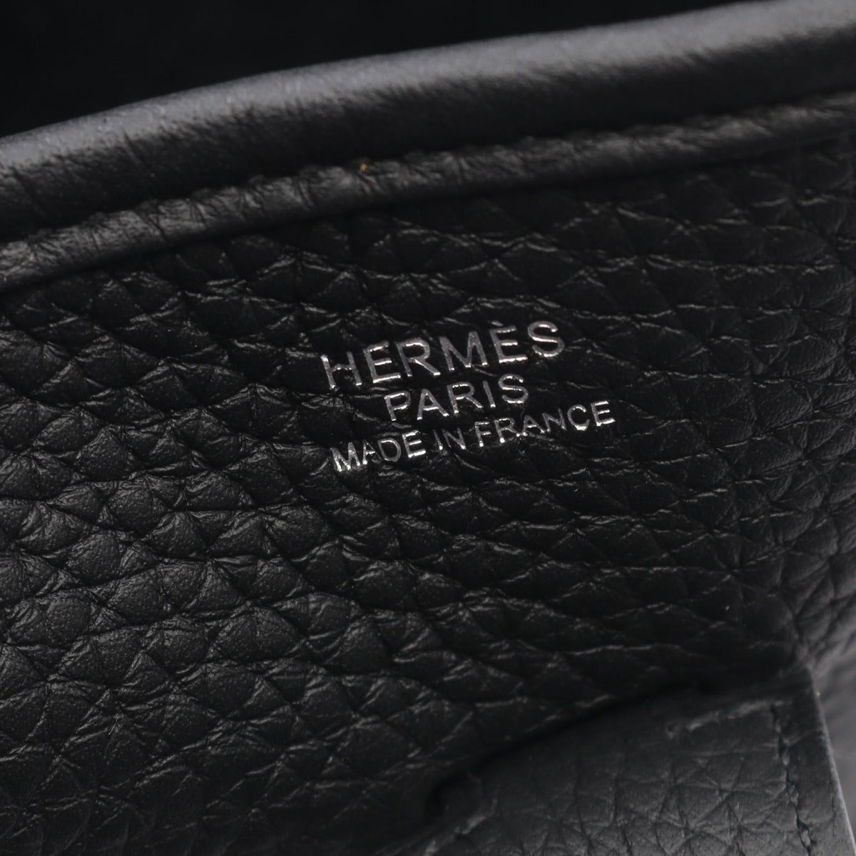 HERMES Evelyne 3 Troyes PM Shoulder Bag Black Taurillon Clemence Other Taurillon Clemence 2107601113813