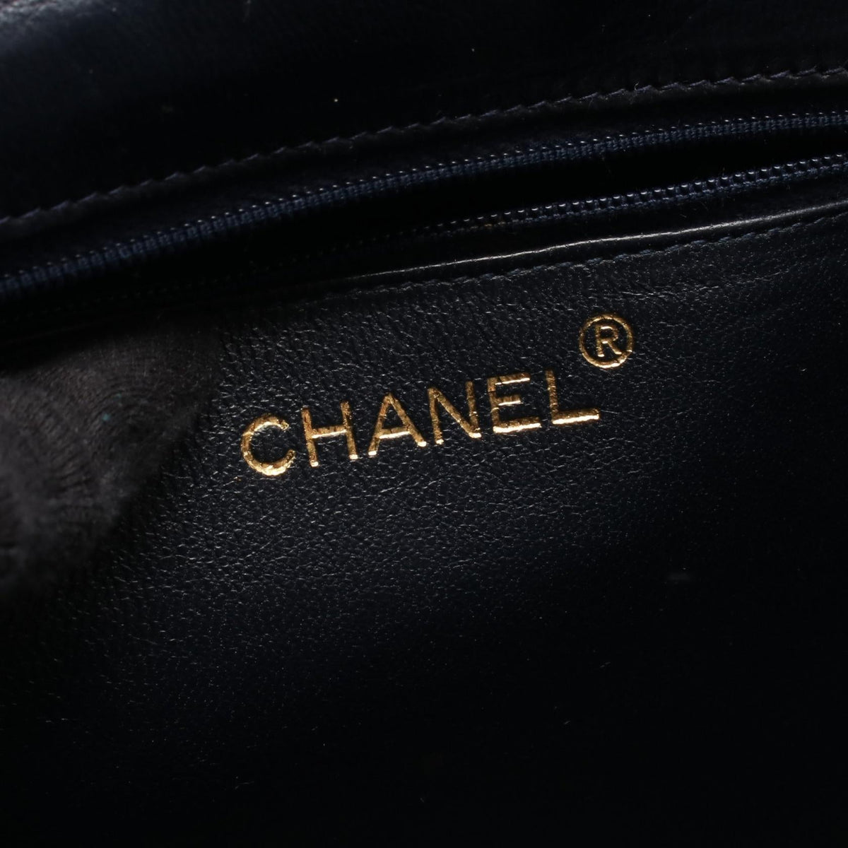 CHANEL Navy/Red COCO Mark leather 2101219299242