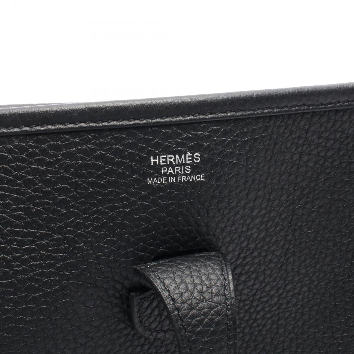 HERMES Evelyne 3 Troyes PM Shoulder Bag Black Taurillon Clemence leather Taurillon Clemence 2101219275468