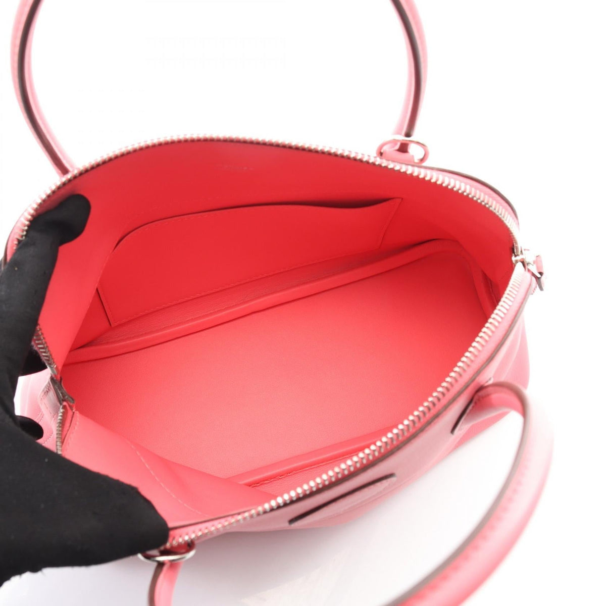 HERMES Bolide27 HandbagRose azalee Rose azalee Pink Vaux Swift leather leather Vaux Swift leather 2101219244938