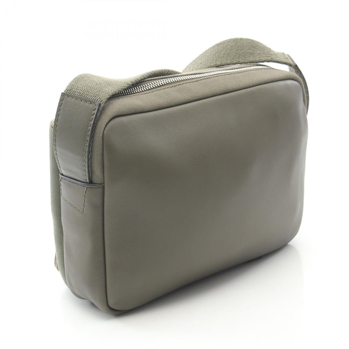 LOEWE MILITARY MESSENGER SIGNAT Military Messenger Bag XS Shoulder Bag Khaki canvas leather B314A72X014160 2101219176970