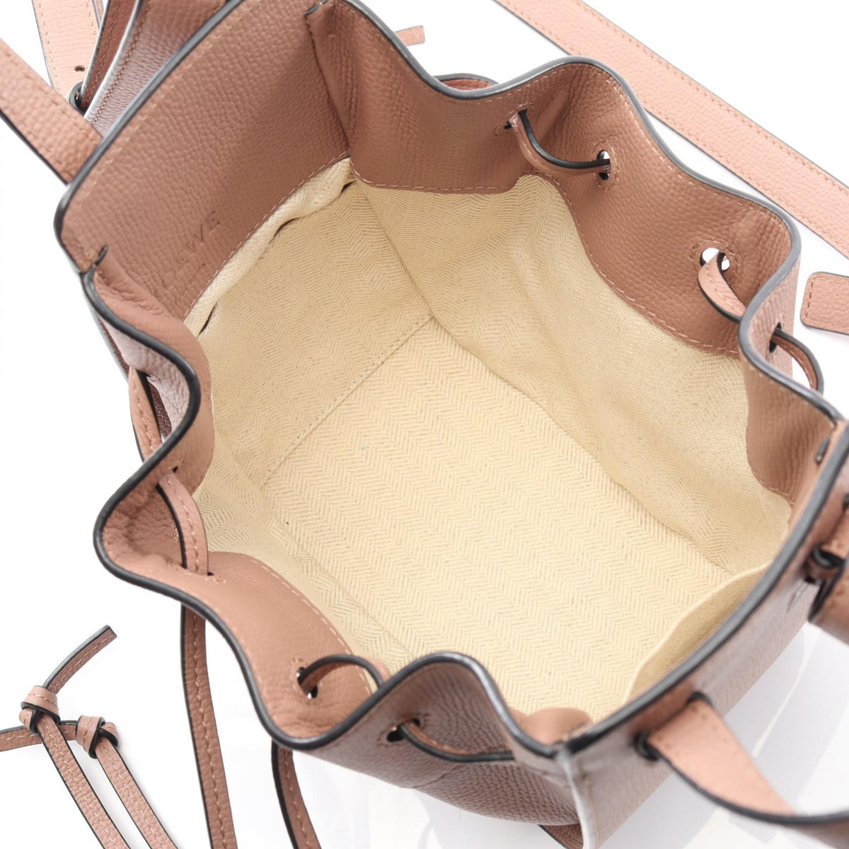 LOEWE mini hammock drawstring bag Handbag Pink leather A538V07X10 2107601099087