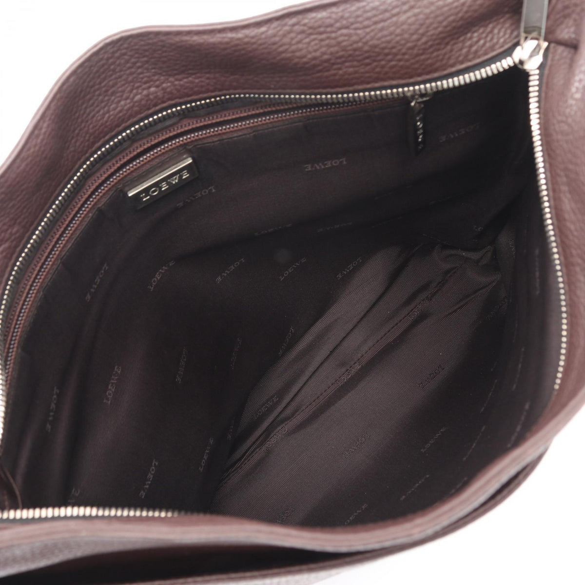 LOEWE Shoulder Bag Brown leather 2100301233249