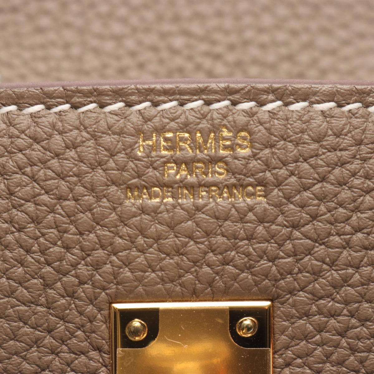 HERMES Birkin 25 HandbagEtoupe Grey Etoupe Grey Gray Togo leather leather Togo leather 2104102494915