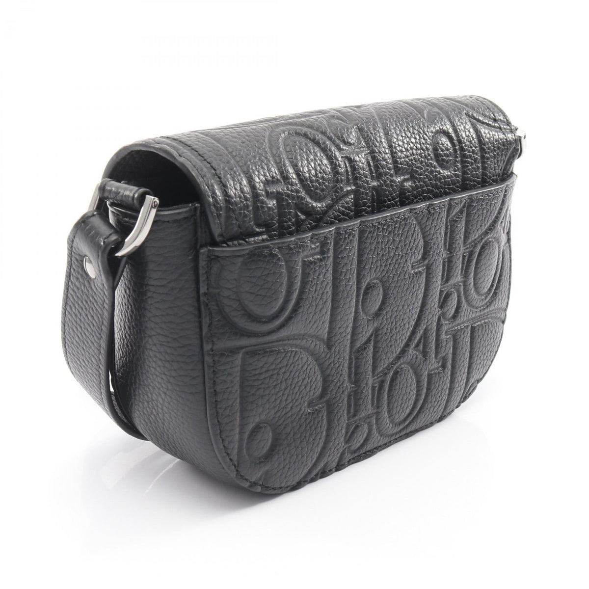 Dior SADDLE Messenger Mini Gravity Shoulder Bag Black leather 2ADCA435LLG H00N 2101219714202