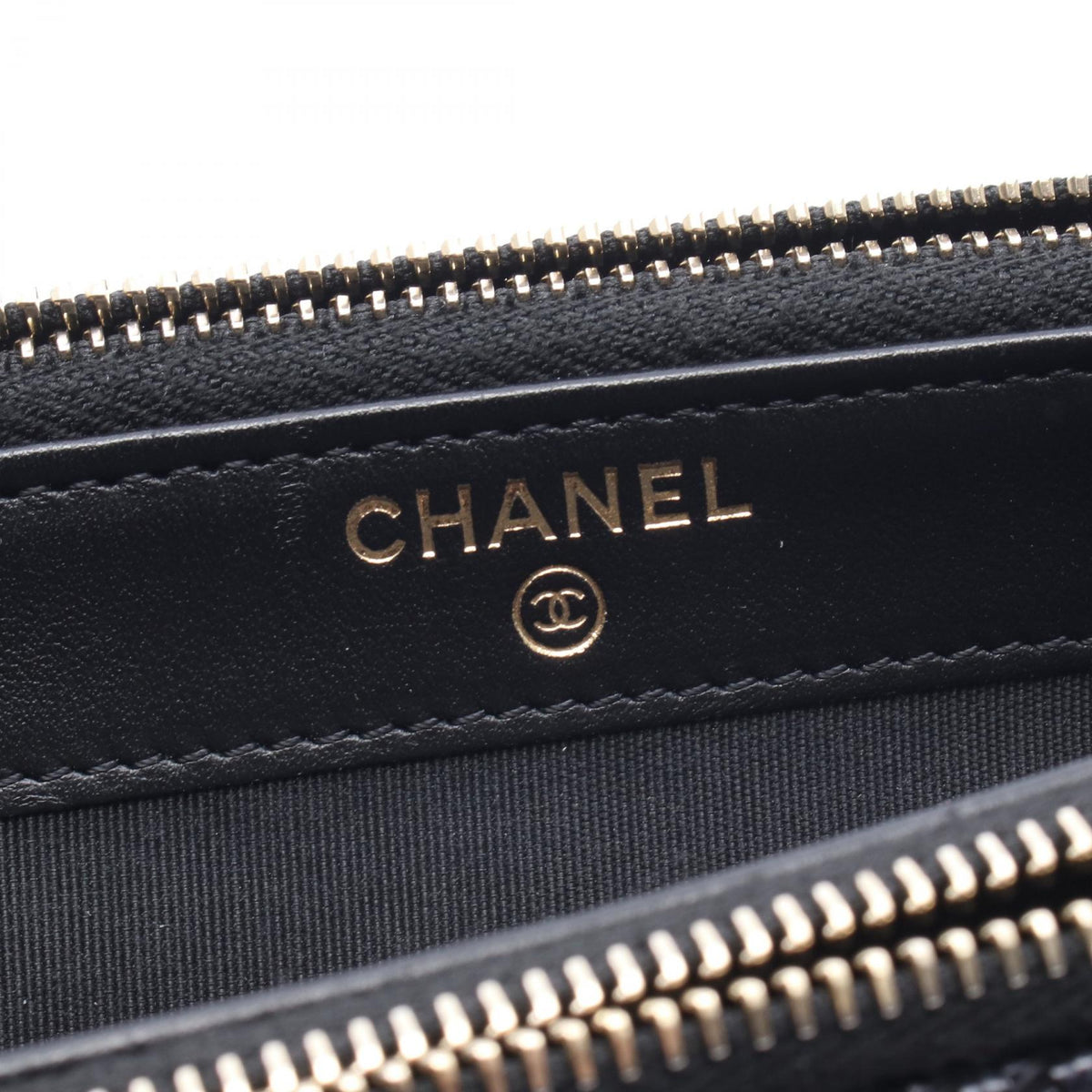 CHANEL Navy Deauville Fabric�leather 2101219709734