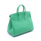 HERMES Birkin 25 Handbag Green Togo leather leather 2101219684741