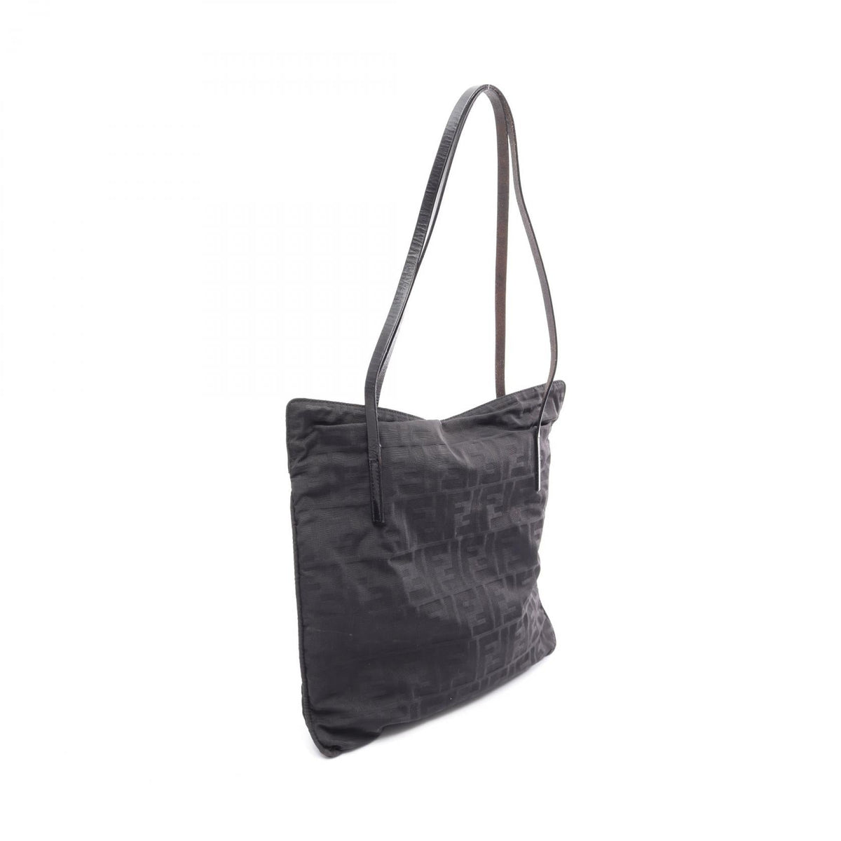 FENDI Zucca Tote Bag Tote Bag Black Nylon�leather 2101219675145