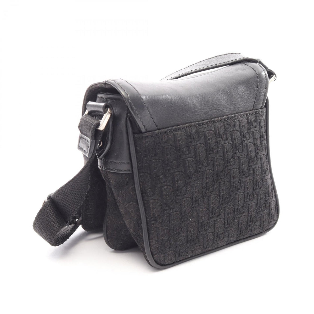 Dior street chic trotter Shoulder Bag Black canvas leather 2101219658162