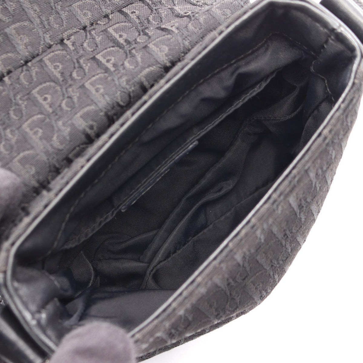 Dior street chic trotter Shoulder Bag Black canvas leather 2101219658162