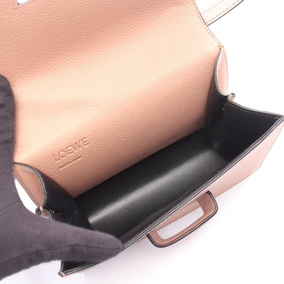LOEWE Barcelona Small Shoulder Bag Pink leather 2101219657424