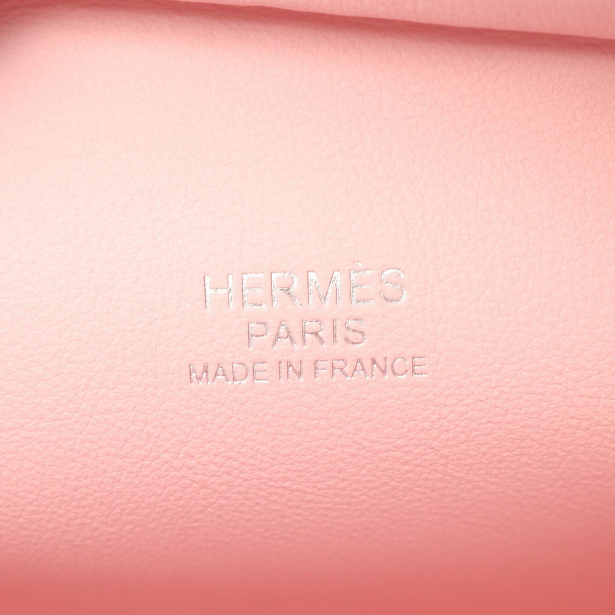 HERMES Mini Plume 20 Rose sakura HandbagRose sakura Rose sakura Pink Vaux Swift leather leather 2101219648026