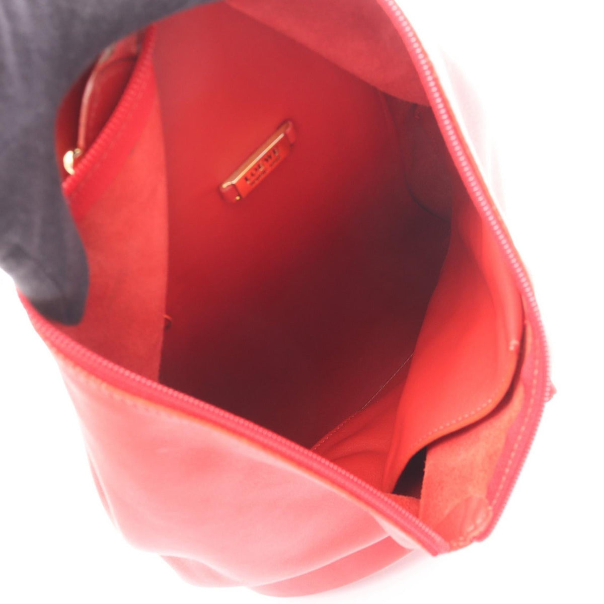 LOEWE Anton Rucksack Backpack Red leather 2101219624242