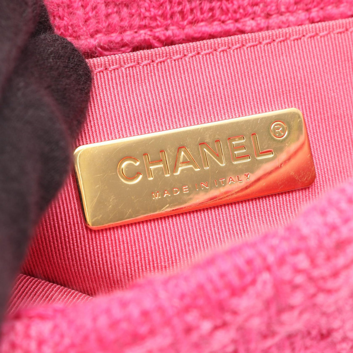 CHANEL Pink CHANEL19 Matelasse combination hardware Fabric�leather 2101219806747