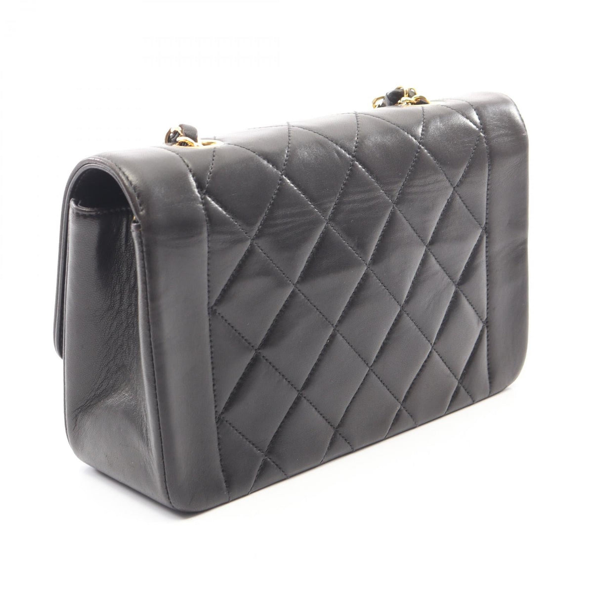 CHANEL Black Matelasse Diana Flap Lambskin (sheep leather) A01164 2101219790527