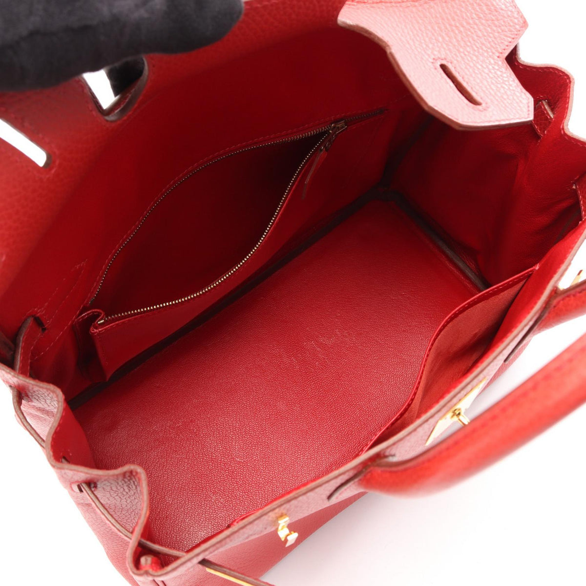 HERMES Birkin 30 Rouge vif HandbagRouge vif Rouge vif Red Ardennes leather leather 2101219789439