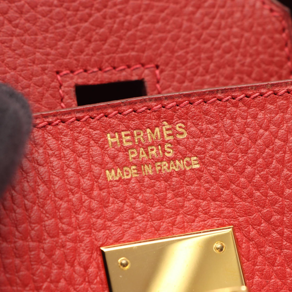 HERMES Birkin 30 Rouge vif HandbagRouge vif Rouge vif Red Ardennes leather leather 2101219789439