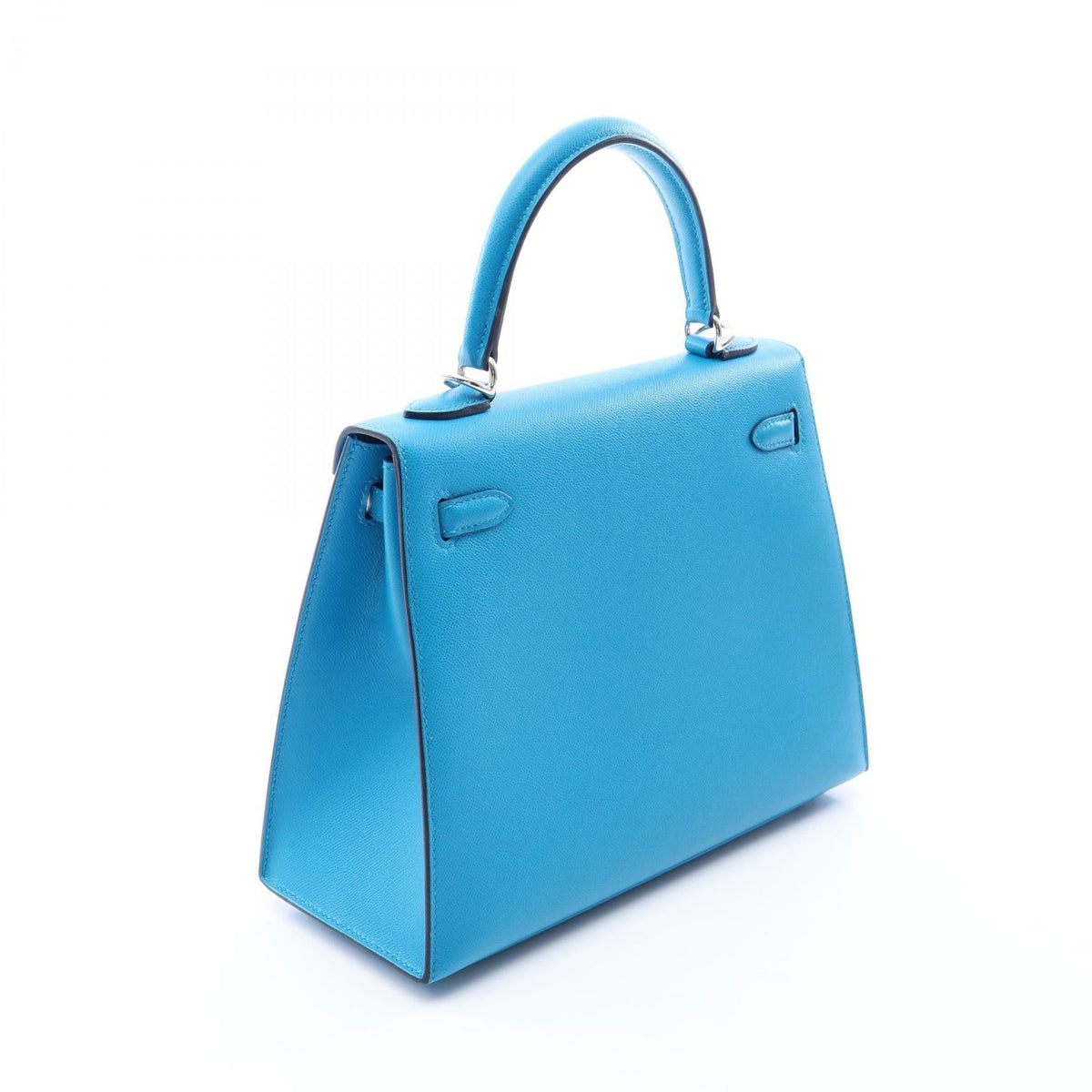 HERMES Kelly 25 Blue frida Blue roy HandbagBlue frida Blue frida Blue Vaugham leather 2101219785608