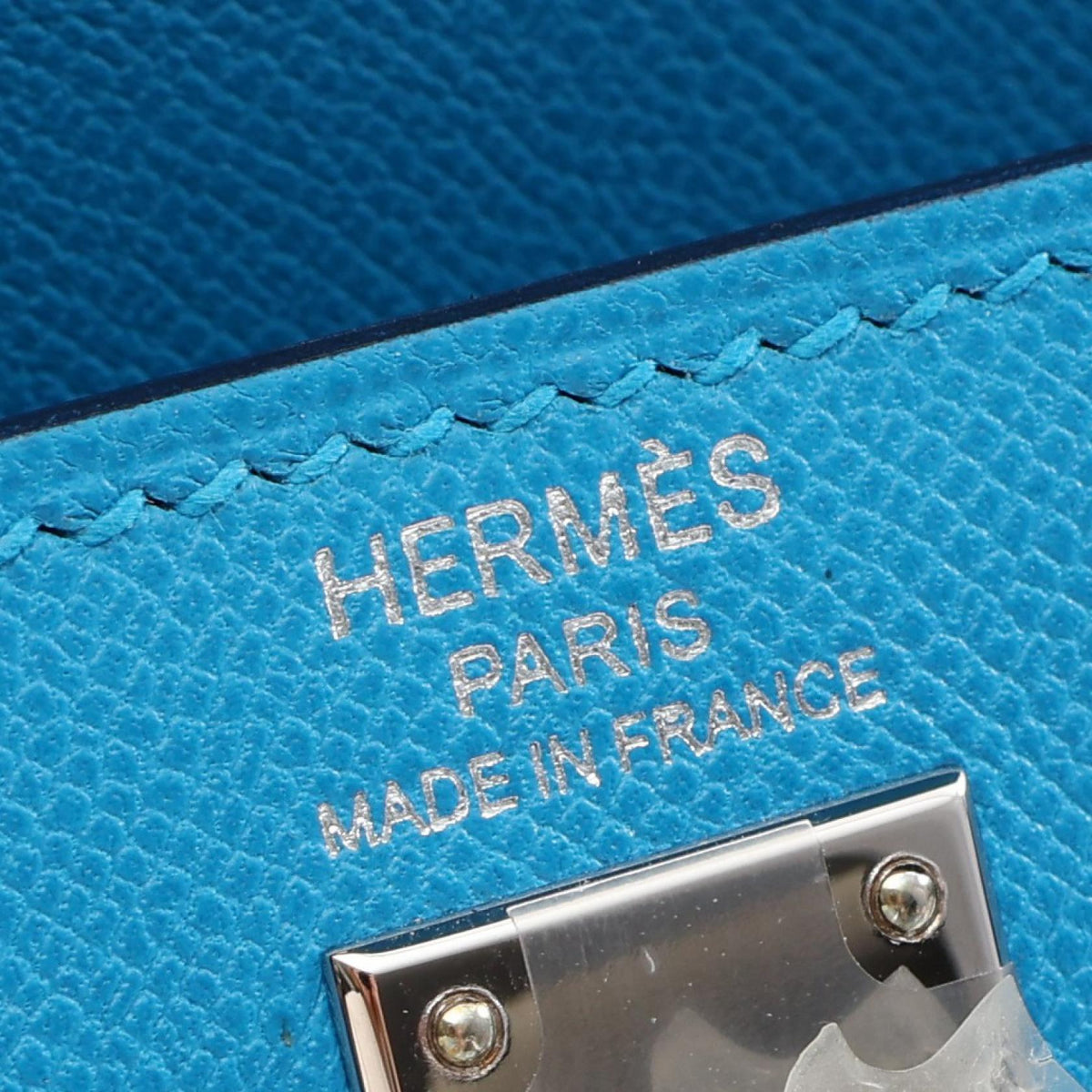 HERMES Kelly 25 Blue frida Blue roy HandbagBlue frida Blue frida Blue Vaugham leather 2101219785608