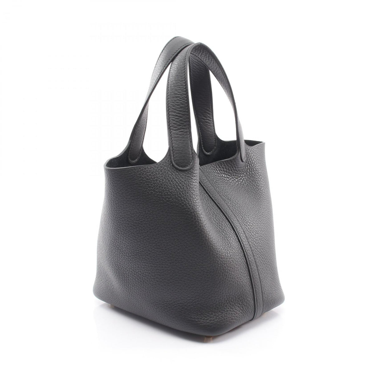 HERMES Picotin Lock PM HandbagNoir Black Noir Black Black Taurillon Clemence leather Taurillon Clemence 2106800628364
