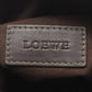LOEWE Repeat anagram Shoulder Bag Brown PVC coated canvas leather 2101219835914