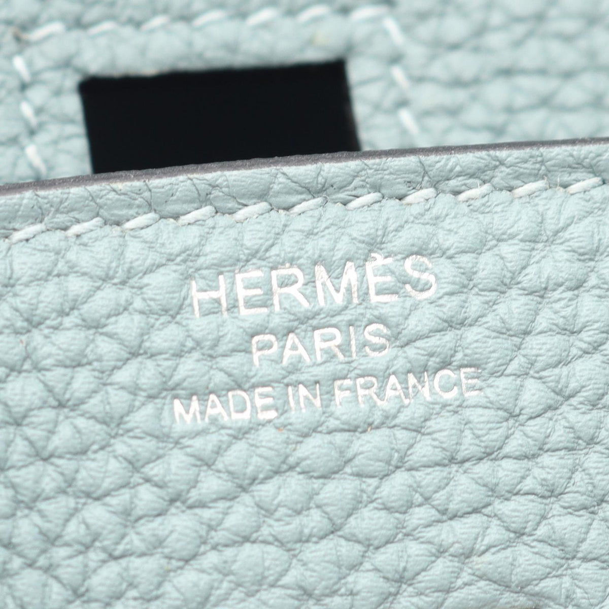 HERMES Birkin 25 Handbag Blue Togo leather leather 2120300049252