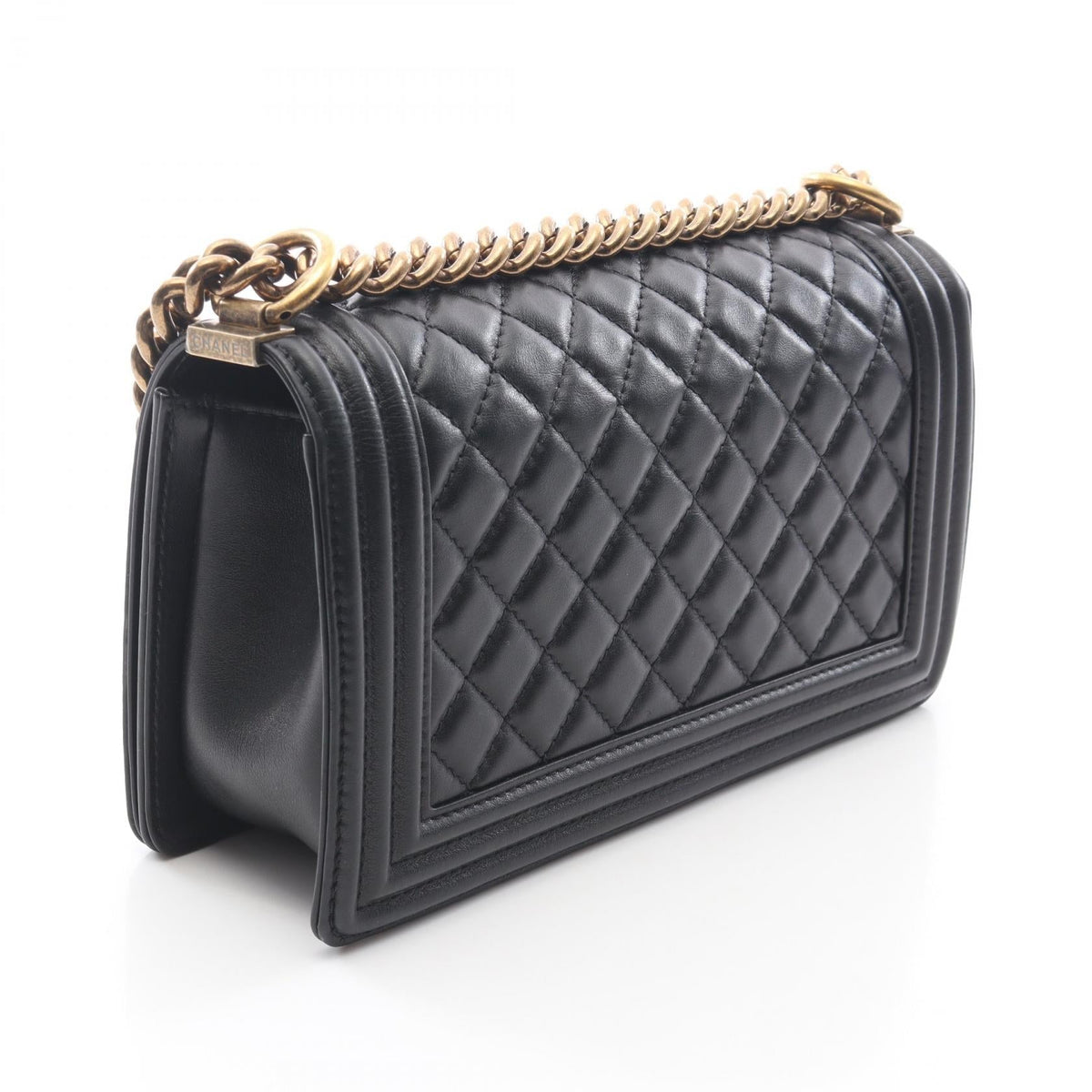 CHANEL Black Boy chanel Lambskin (sheep leather) A67086 2101219830995