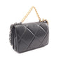 CHANEL Black 19 dix-neuf 19 Combination Metal Fittings 2WAY Lambskin (sheep leather) AP0957 2101219830605