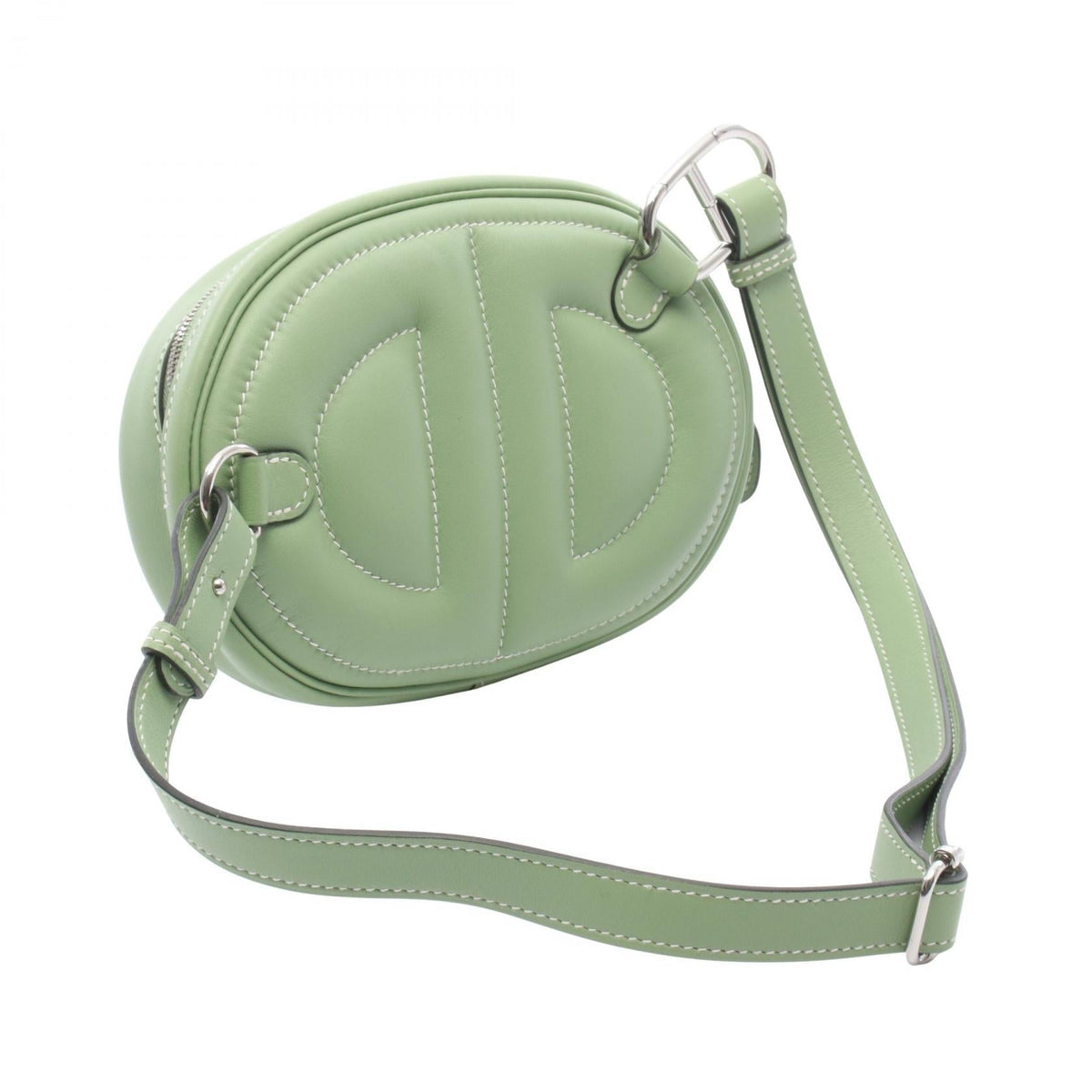 HERMES In the Loop Belt Bag Verso Waist bag Body bagVert criquet Vert criquet Green Vaux Swift leather leather Calfskin (cowhide) Vaux Swift leather 2101219830414
