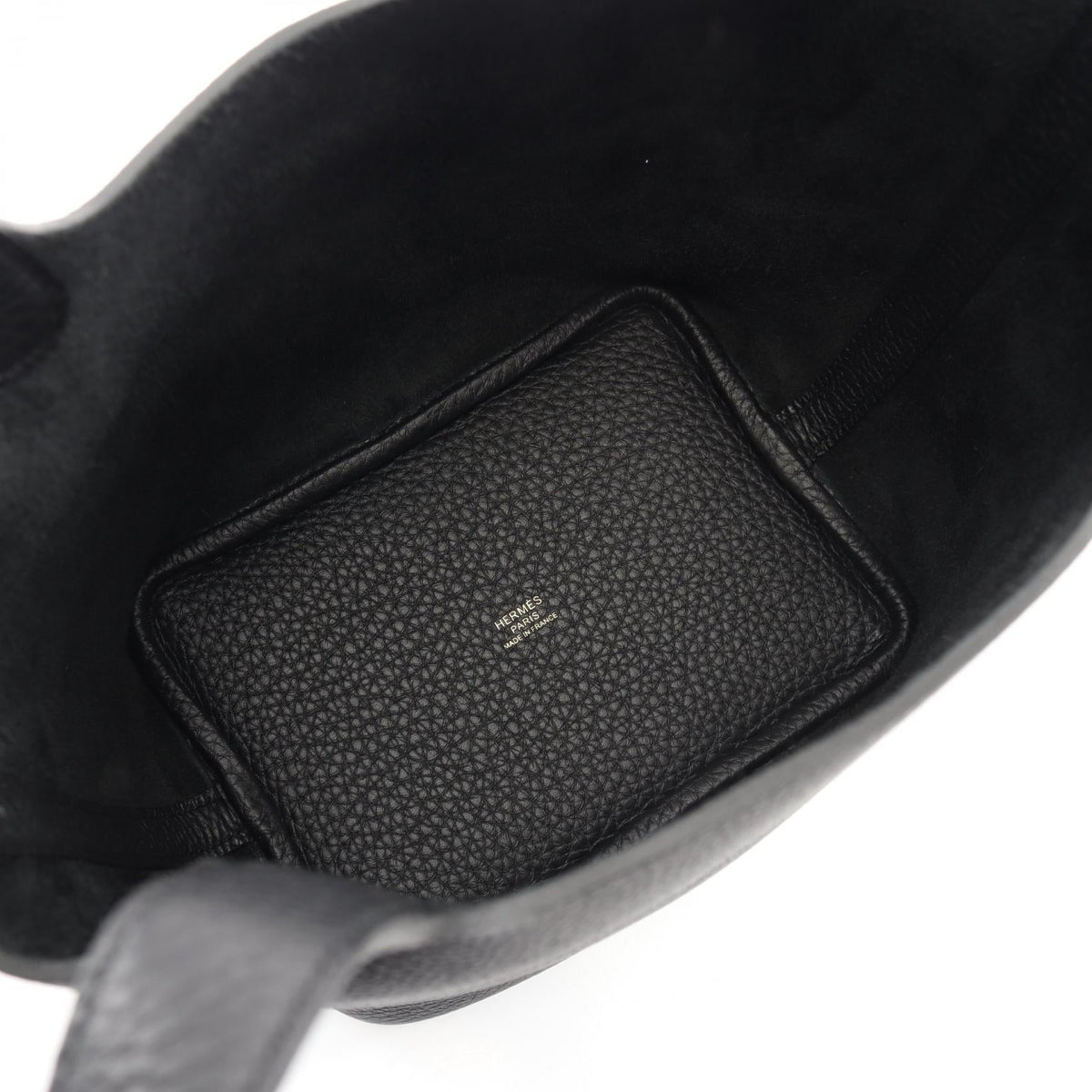 HERMES Picotin Lock PM Handbag Black Taurillon Clemence leather Taurillon Clemence 2101219826677