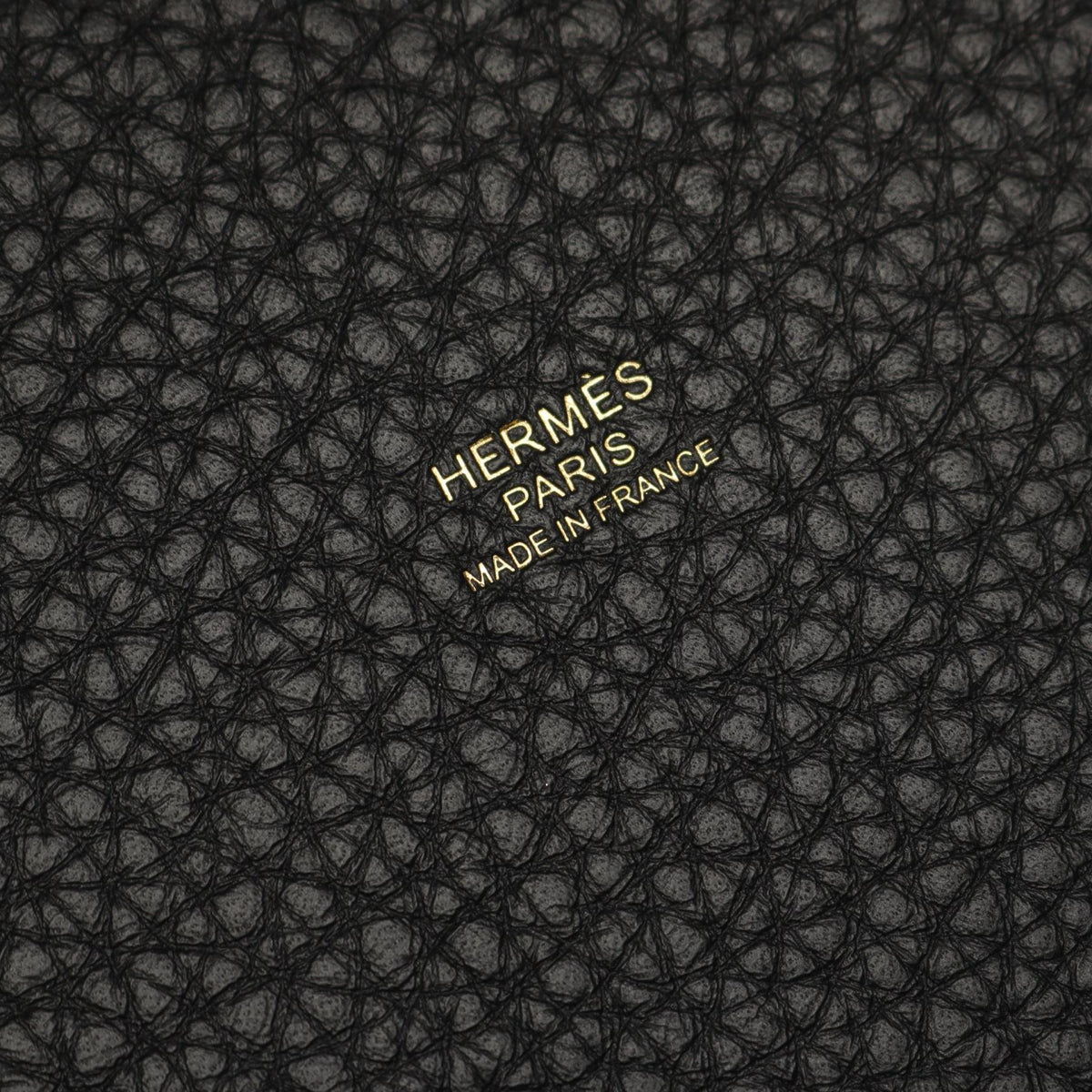 HERMES Picotin Lock PM Handbag Black Taurillon Clemence leather Taurillon Clemence 2101219826677